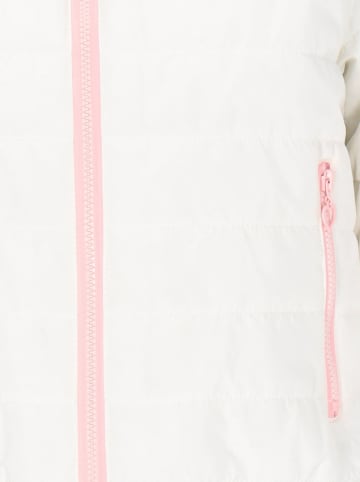 Schmuddelwedda Steppjacke in Weiß/ Rosa