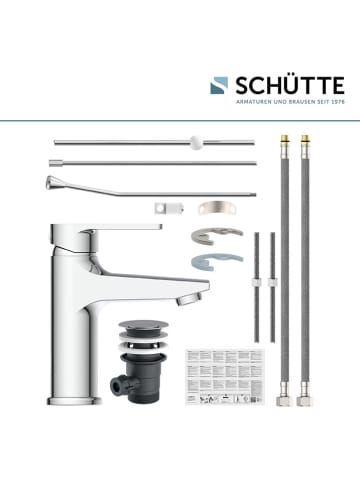 Schütte Bateria umywalkowa "Derby" w kolorze srebrnym