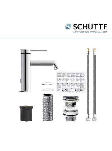 Schütte Bateria umywalkowa "Los Angeles" w kolorze srebrnym