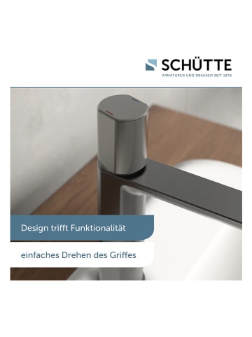 Schütte Wastafelkraan "New York" grijs