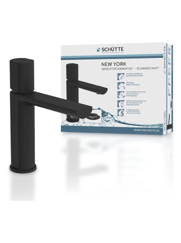 Schütte Wastafelkraan "New York" zwart