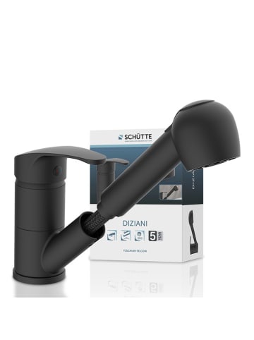 Schütte Keukenkraan "Diziani" zwart