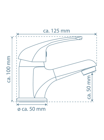Schütte Waschtischarmatur "Athos Plus" in Chrom