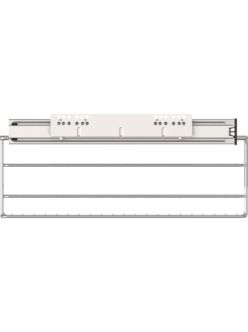 Schütte Szuflada teleskopowa w kolorze srebrnym - 50 x 15 x 45 cm