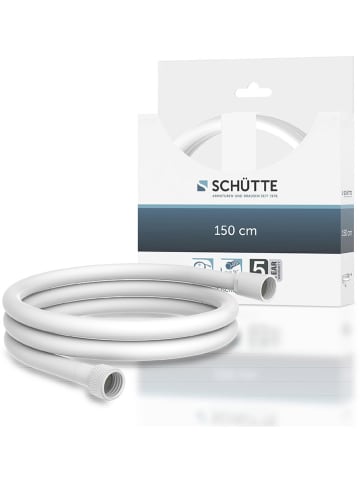 Schütte Doucheslang wit - (L)150 cm