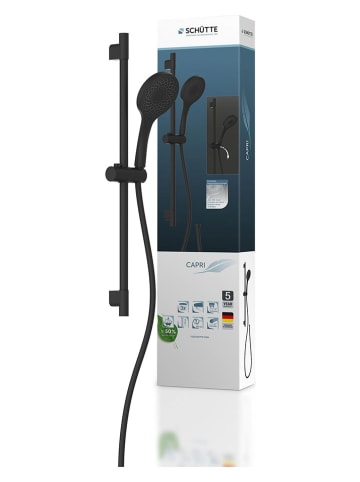 Schütte Hoofddoucheset ‘Capri’ zwart