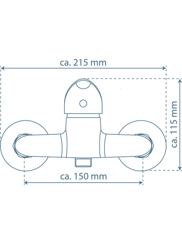 Schütte Duscharmatur "Magna" in Chrom