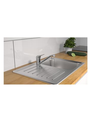 Schütte Bateria zlewozmywakowa "Porto" w kolorze srebrnym