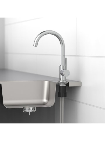 Schütte Bateria zlewozmywakowa "Cornwall" w kolorze srebrnym