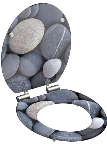 Schütte Wolnoopadająca deska WC "Stones" w kolorze szarym