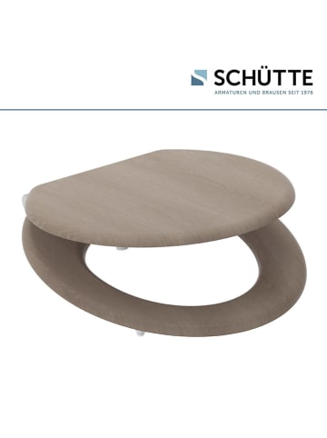 Schütte Wolnoopadająca deska WC "Modern Wood" w kolorze jasnobrązowym