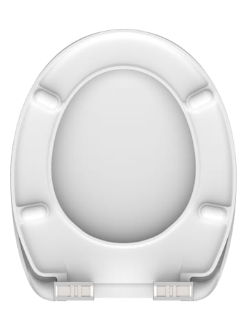 Schütte Toiletbril met softclose "Flowers & Wood" lichtroze/wit