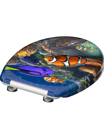 Schütte Toiletbril met softclose "Sea life" meerkleurig