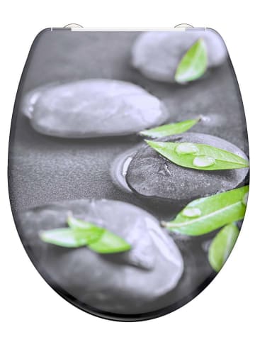 Schütte Wolnoopadająca deska WC "Stone" w kolorze szarym