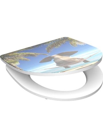 Schütte Toiletbril met softclose "Happy elephant" lichtblauw