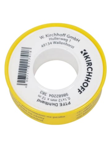 Schütte Taśma uszczelniająca w kolorze białym do gwintów - dł. 1200 cm