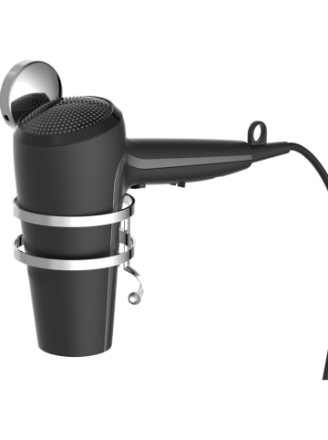 Schütte Uchwyt "Nexio" w kolorze srebrnym na suszarkę - 11 x 10 x 15 cm