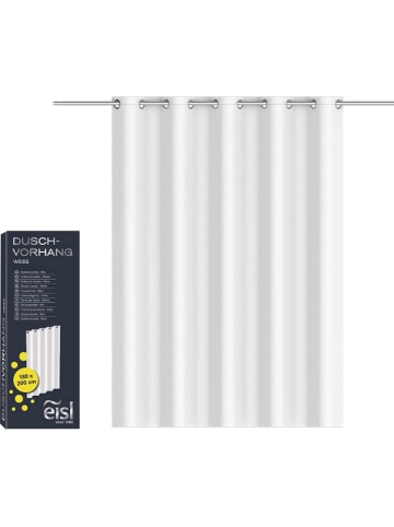 Schütte Zasłona prysznicowa w kolorze białym - 180 x 200 cm