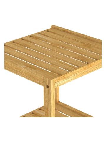 Schütte Badezimmer-Standregal in Hellbraun - (B)33 x (H)110 x (T)33 cm