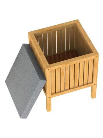 Schütte Wäschekorb in Hellbraun - (B)39 x (H)52 x (T)39 cm