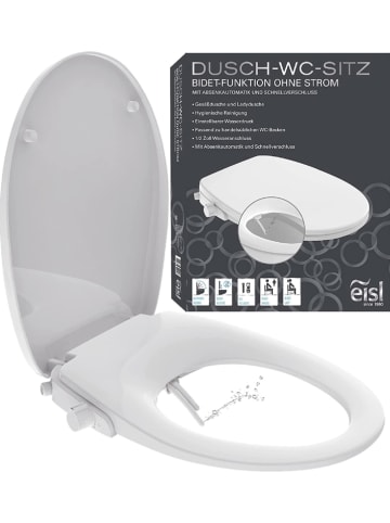 Schütte Toiletbril met softclose en bidetfunctie wit
