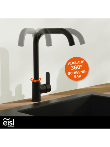 eisl since 1980 Spültischarmatur "Monza" in Schwarz