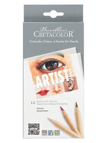 CRETACOLOR Kleurpotloden "Faces" - 12 stuks