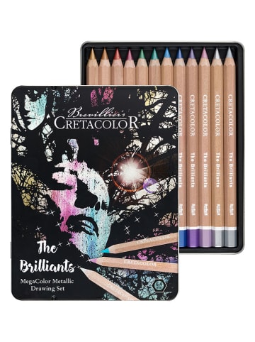 CRETACOLOR 3-częściowy zestaw "Metallic" do rysowania