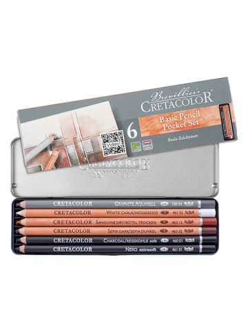 CRETACOLOR 6tlg. Basis-Zeichen-Set