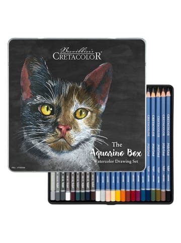 CRETACOLOR 24-delige aquarellset "The Aquarino-Box"