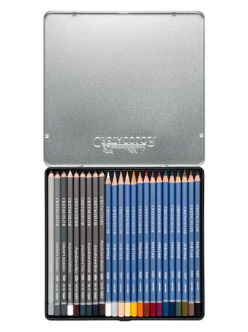 CRETACOLOR 24-częściowy zestaw akwarelowy "The Aquarino-Box"