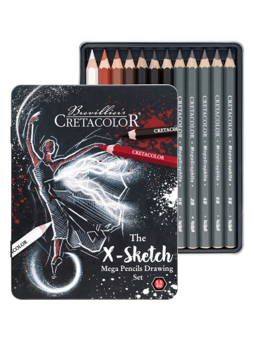 CRETACOLOR Kredki (12 szt.) "X-Sketch Mega Sketching"