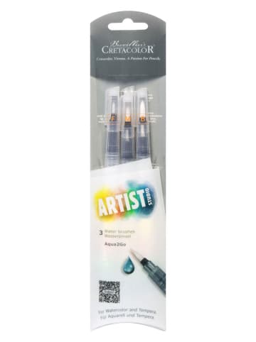 CRETACOLOR Pędzle wodne (3 szt.) "Aqua 2 Go"