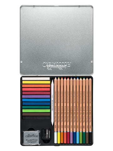 CRETACOLOR 27-częściowy zestaw "The Pastel Basic Box" do malowania