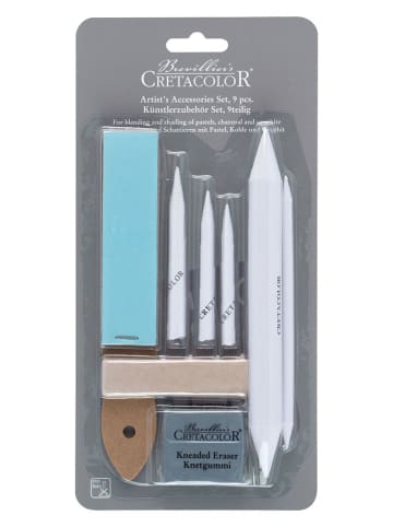 CRETACOLOR 9tlg. Künstler-Accessoiresset