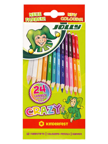 Jolly Kleurpotloden "Superstick" - 12 stuks