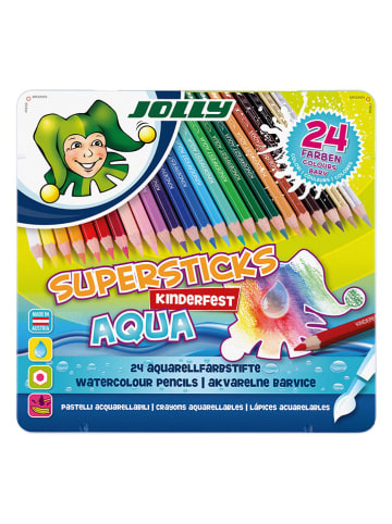 Jolly Kredki akwarelowe (24 szt.) "Superstick"