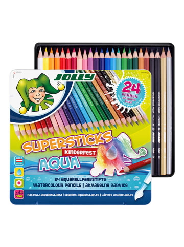 Jolly Aquarelpotloden "Superstick" - 24 stuks