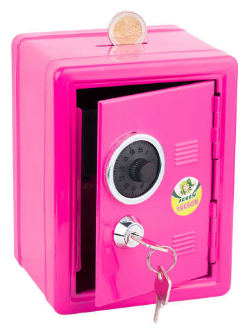 Jolly Spaarpot "Tresor" roze - (L)16,5 x (B)12,5 x (H)12 cm