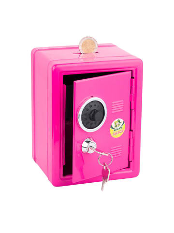 Jolly Skarbonka "Safe" w kolorze różowym - 16,5 x 12,5 x 12 cm