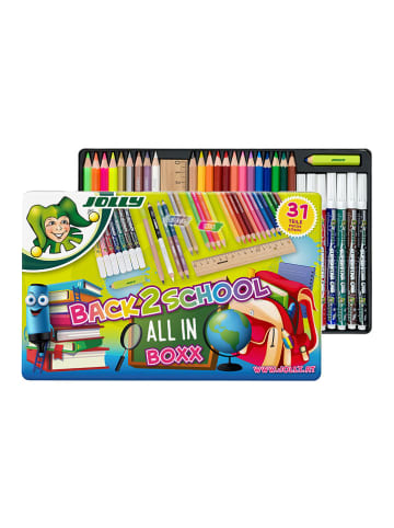 Jolly 31-częściowy zestaw "Back To School" do pisania i malowania