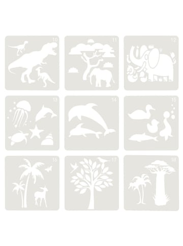 Jolly Airbrushsjablonen - 30 stuks