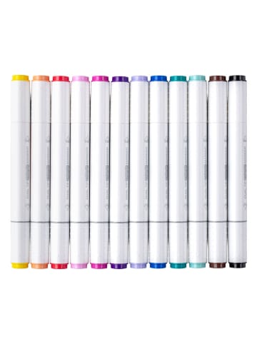 Jolly Airbrush-Textilmarker-Nachfüllpatronen - 12 Stück