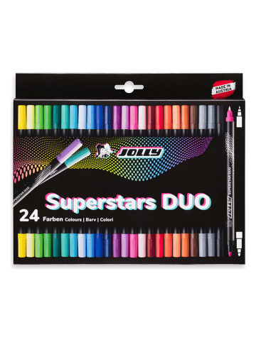 Jolly Kleurpotloden "Superstars Duo" - 24 stuks