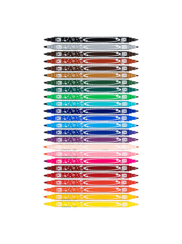 Jolly Viltstiften "Superstars Duo" - 24 stuks