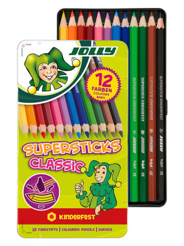 Jolly Buntstifte "Superstick" - 12 Stück