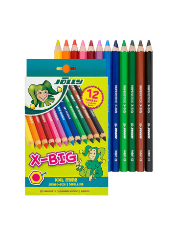 Jolly Kredki (12 szt.) "X-BIG"