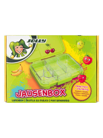 Jolly Jausenbox in Grün - (L)23 x (B)16,5 x (H)4,5 cm