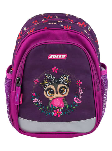 Jolly Kindergartenrucksackset "Eule" in Lila - (B)23 x (H)33 x (T)13 cm