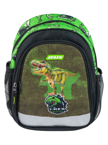 Jolly Kindergartenrucksackset "Dinosaurier" in Grün - (B)23 x (H)33 x (T)13 cm